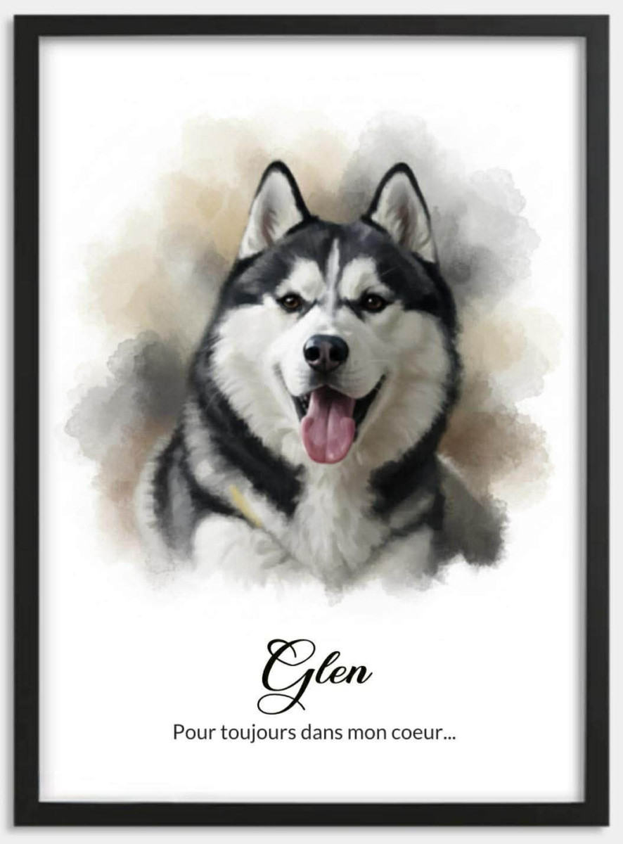 Illustration de ...à Glen, chien d'une vie