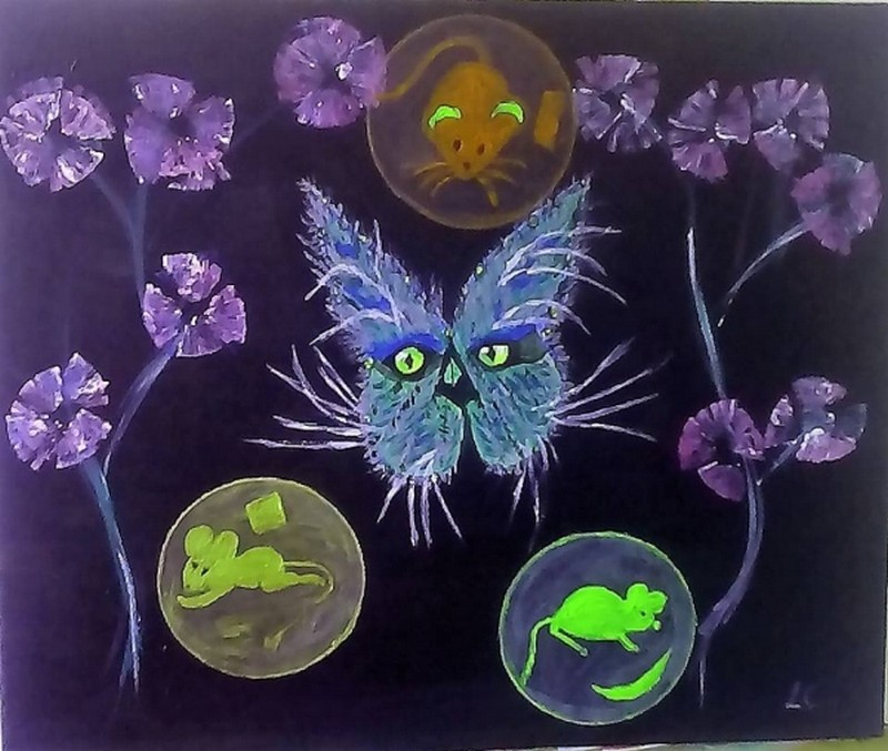 Une souris verte...