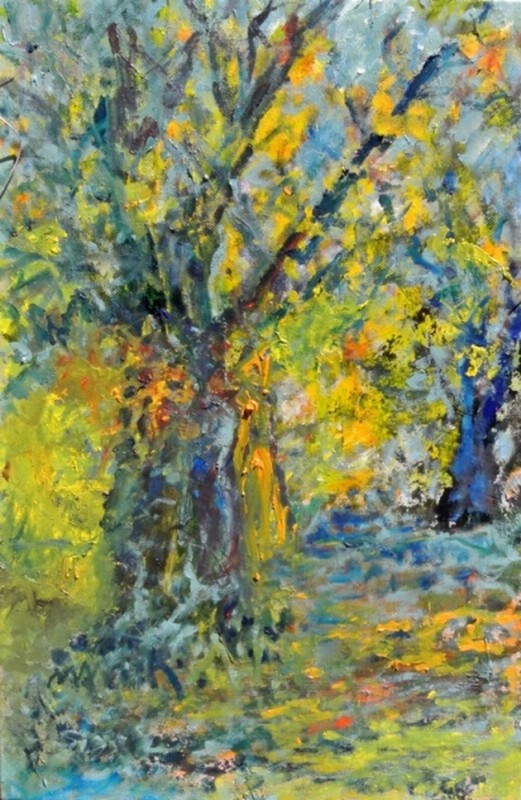 Arbre aux feuilles jaunes