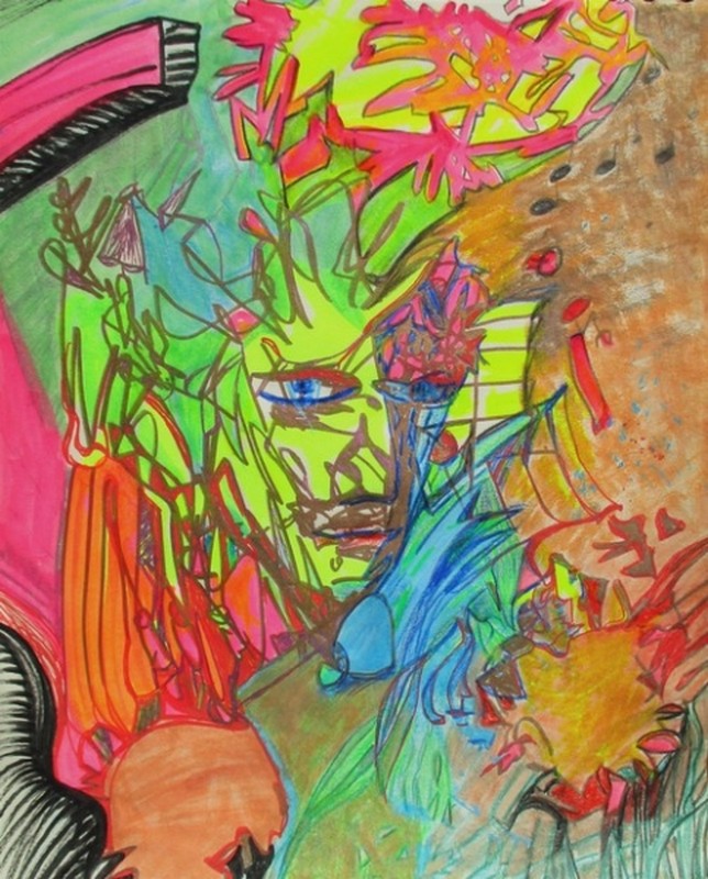 Gribouillis au visage