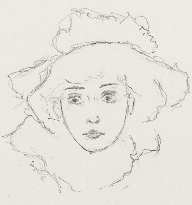 Femme au chapeau