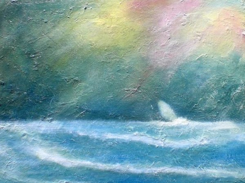 Rentrée au port  d'aprés Turner