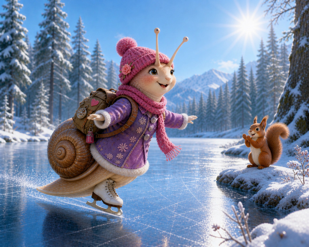 Dame Escargot, nouvelle Princesse des Glaces