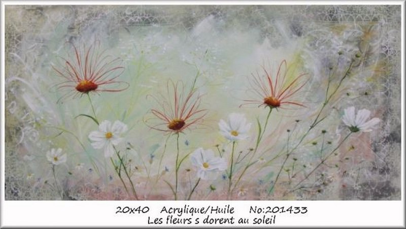 Les fleurs dorent au soleil