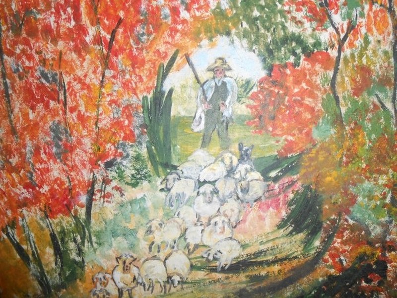 Troupeau sous la ramée 