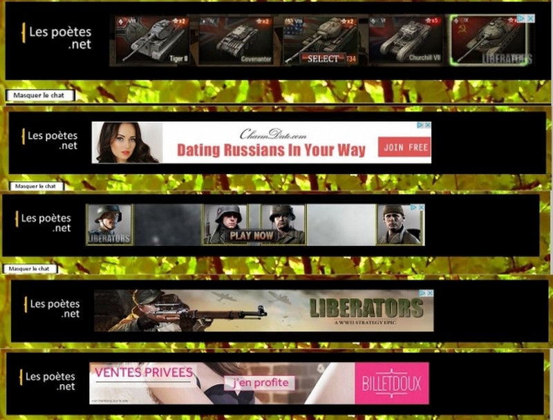 Sans poésie parfois... les poètes point nets