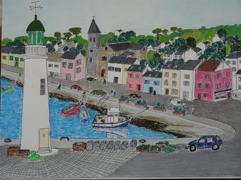 Sauzon à belle-île.