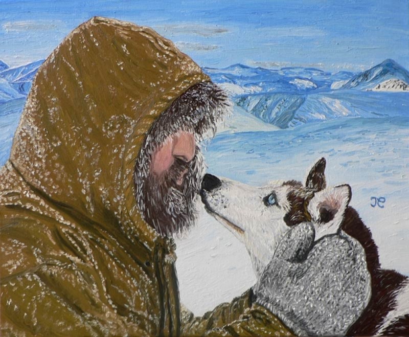 Une toile pour un regard.