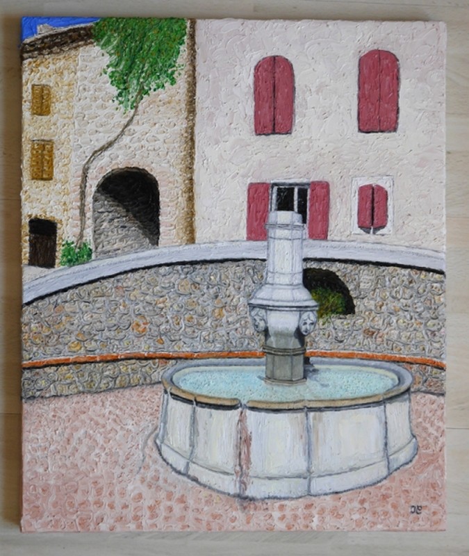 Une fontaine en Provence.
