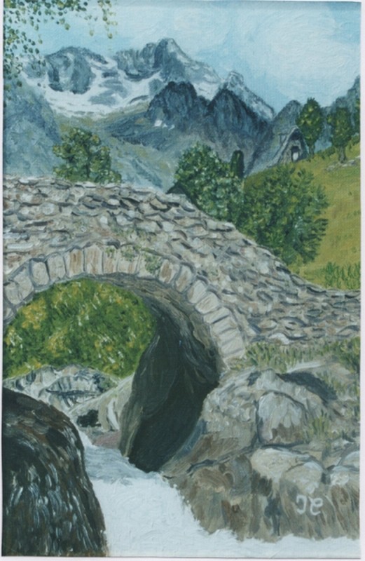 Le petit pont de pierre.