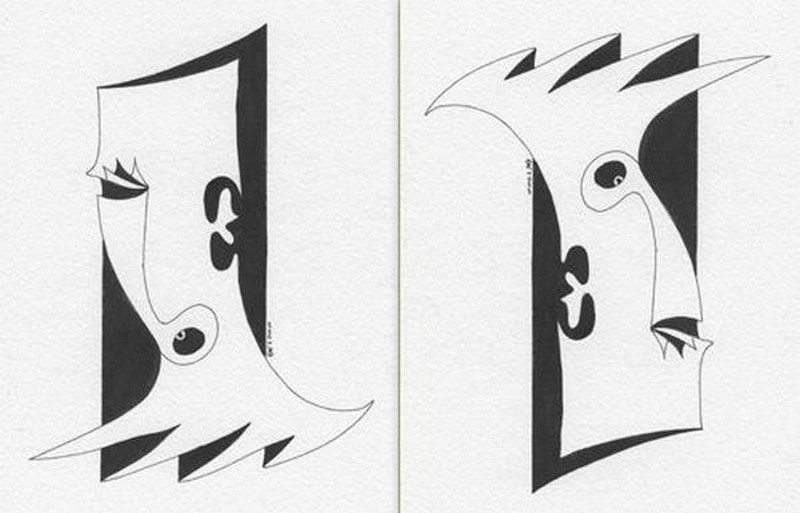 A l'endroit , à l'envers