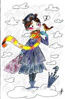 Demoiselle à la valise