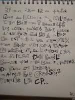 Sans chiffres mais des lettres