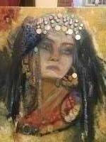 Marocaine huile sur toile