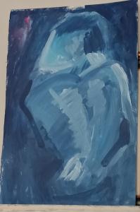la femme bleue