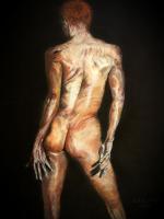 Corps de femme en peinture