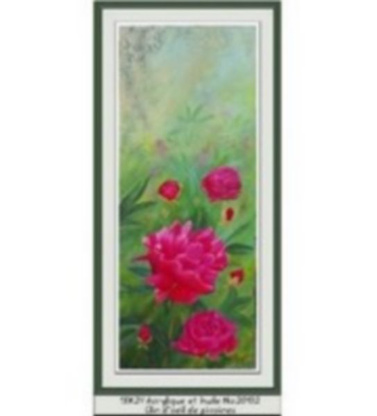 Clin d'oeil de pivoines