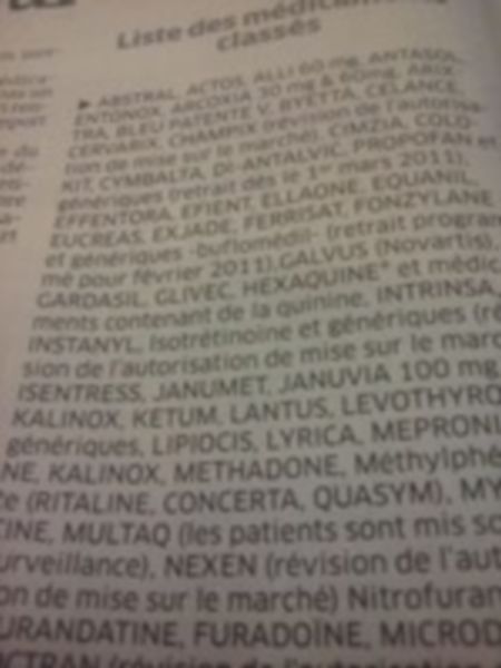 Un journal queconque...