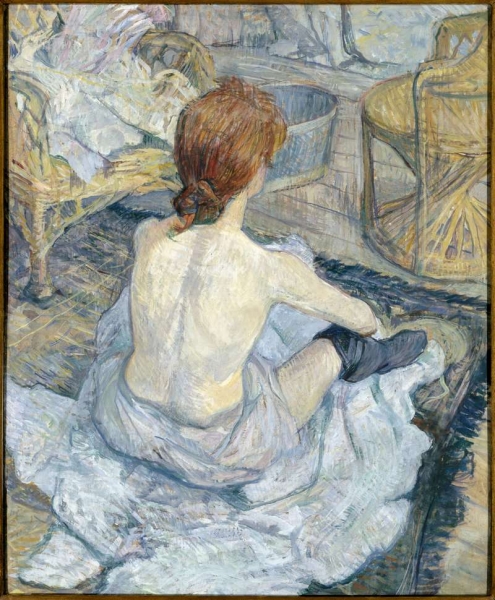 Rousse ( La toilette )