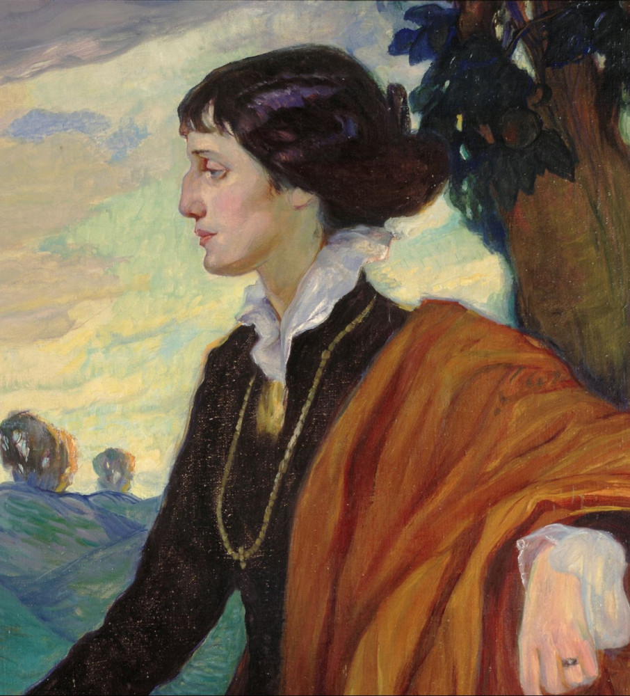 Portrait d'Anna Akhmatova (détail)