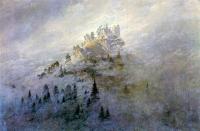 Brume matinale dans les montagnes