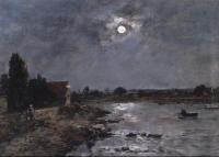 La Touques, clair de lune