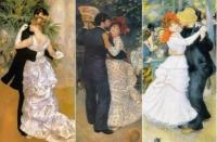 3 peintures : Danse à la ville, Danse à la campagne, Danse à Bougival