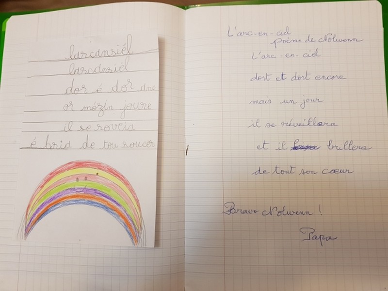 Illustration pour le poème