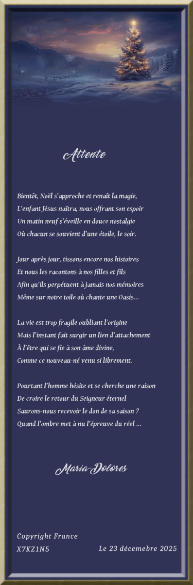 Illustration pour le poème