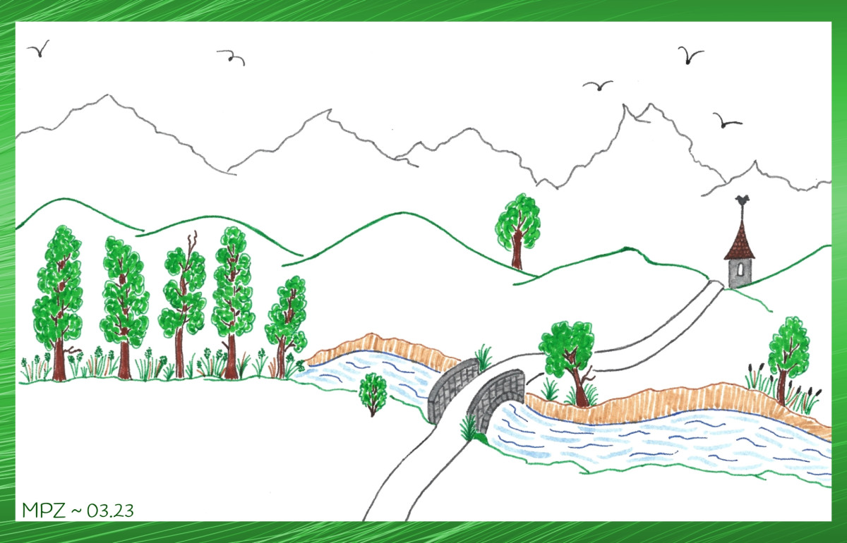 Illustration pour le poème