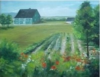 Sur le poème : <br /> "Aux terres de mon coeur...." de Christine