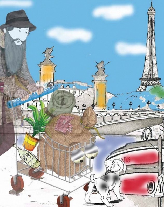 Illustration pour le poème