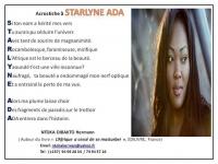 Sur le poème : <br /> "Starlyne ADA" de Chicabala