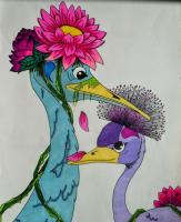 Sur le poème : <br /> "A fleur de peau" de Luluberlue